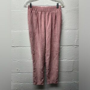SHEIN Pink Corduroy Pants